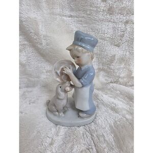 Blue‎ Danube Porcelain Figurine Little Baker Boy and Dog